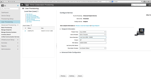 Cisco Collaboration 11.0 – Adding a Custom User with Endpoint Services ...