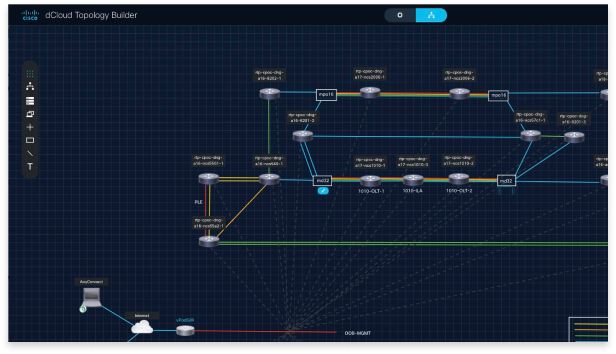 Screenshot of demo topology from Topology Builder.